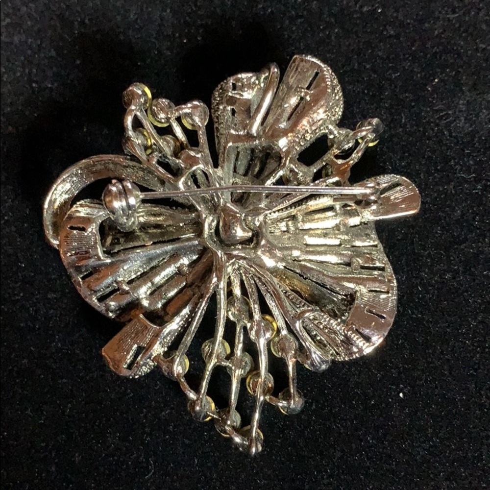 Lavender/Purple,& Marquisette Vintage Retro Brooch - Picture 6 of 7